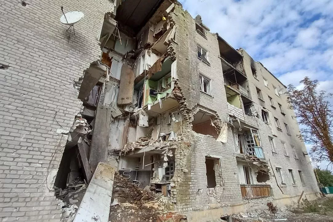 Жилой фонд города разрушен на 85 процентов.