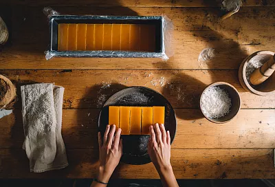 Тыквенный десерт без сахара с апельсином и кокосом