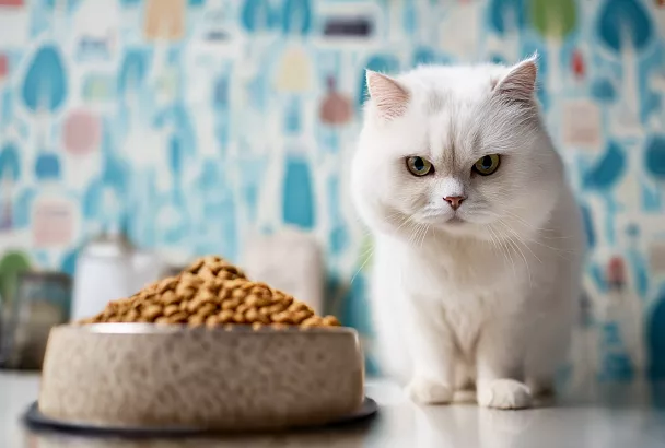 Кошку на хорошем корме кормлю весь день свободно: она не толстеет и не голодает — мой опыт 