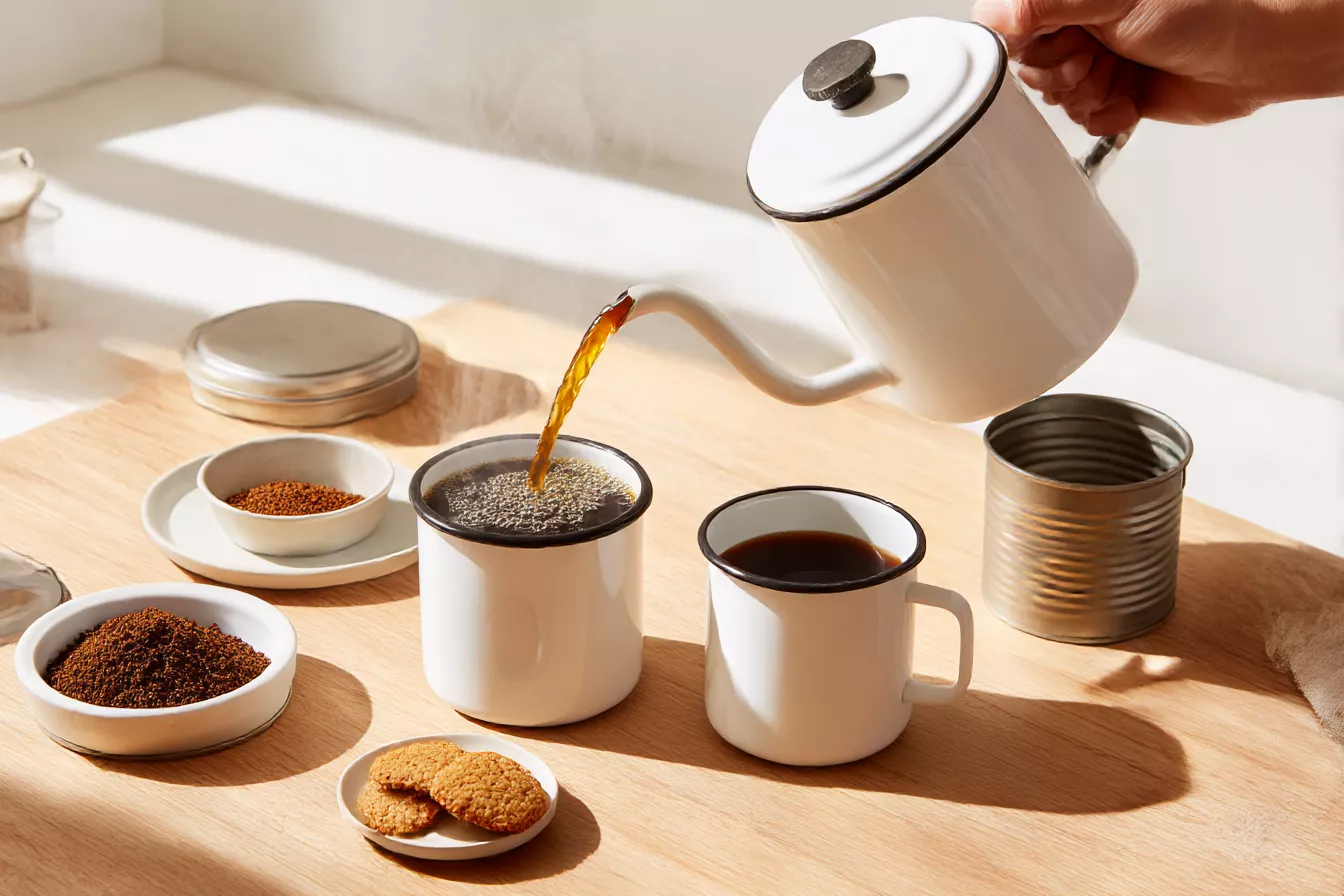 Засыпаю кофе в кипяток и варю по-ковбойски — получается самый гладкий и вкусный кофе без горечи!