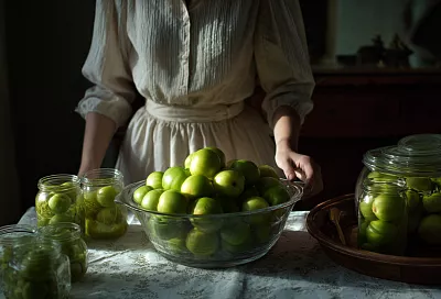 Зелёные бочковые помидоры в банках: зимний рецепт без стерилизации