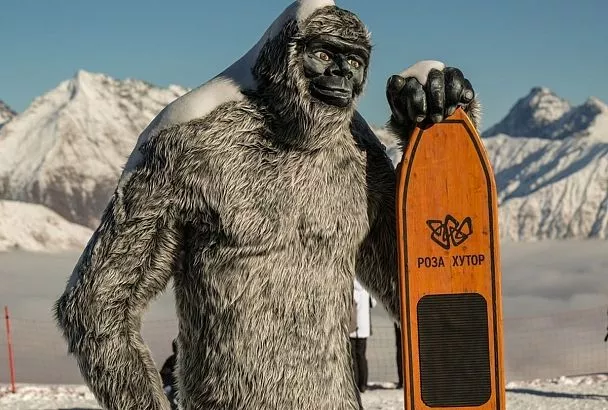 Высота снега в горах под Сочи достигла почти полутора метров