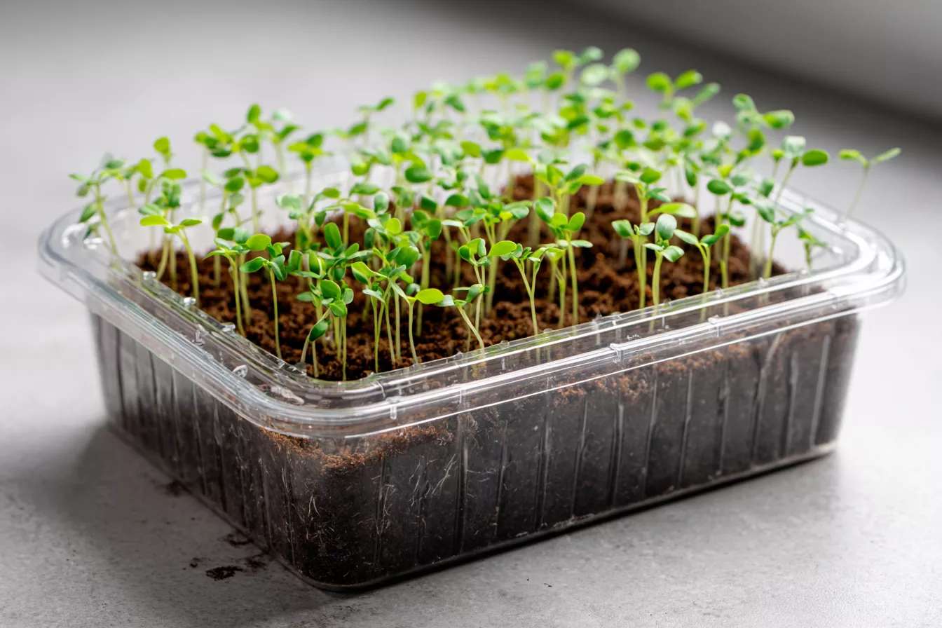 Томаты без пикировки: сеем в один контейнер и забываем про возню с рассадой