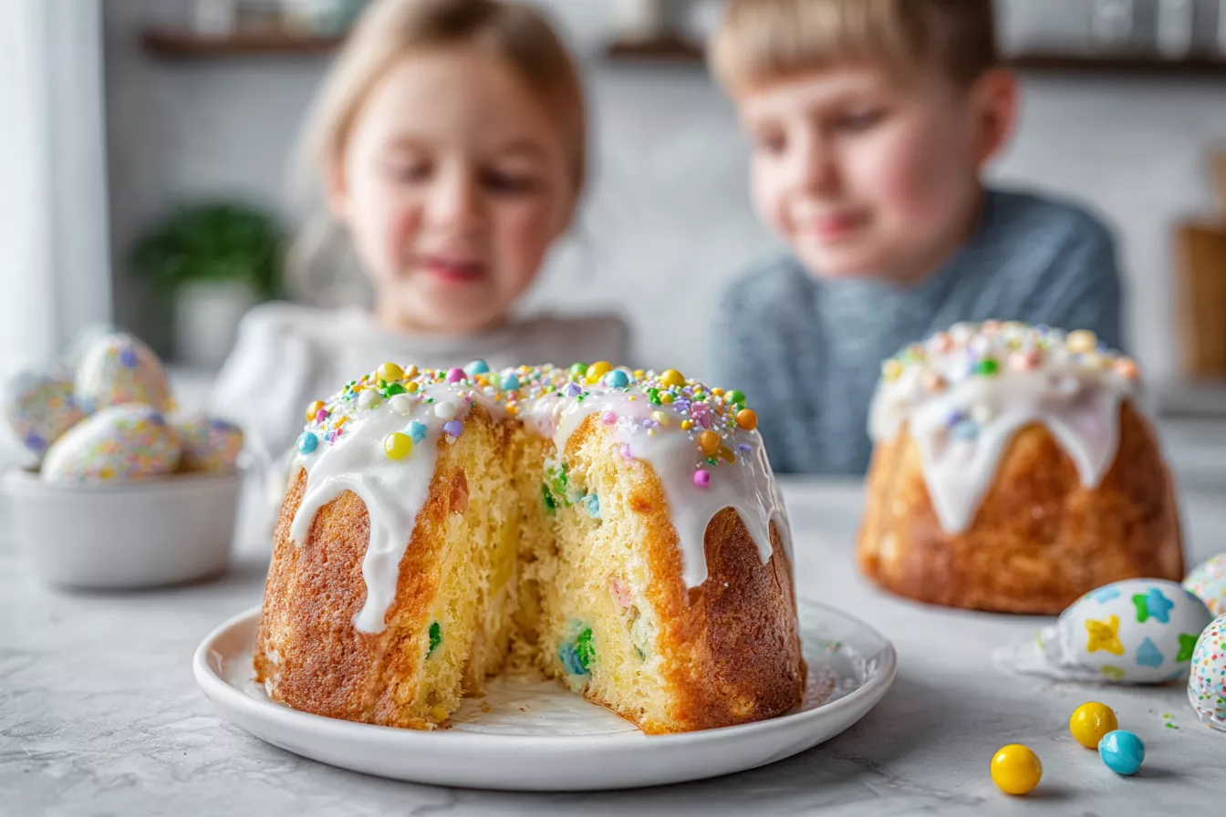 Кулич на манной каше: влажный, нежный, сочный и очень вкусный