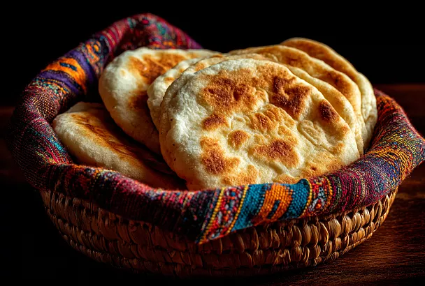 Простые лепёшки без дрожжей: вместо хлеба и к чаю