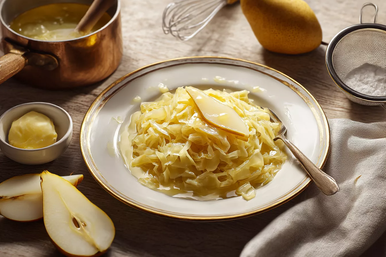 Илья Лазерсон варит капусту с грушами — и получается гарнир из книги, которой больше ста лет