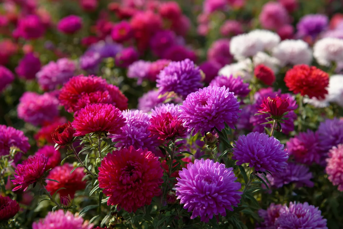 Астра китайская — успейте посадить весной: лучшие сорта и секреты выращивания