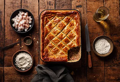 Пышный пирог на кефире, который поднимается сам и тает во рту