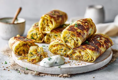 Трубочки из пекинской капусты: нежные, сочные и с хрустящей корочкой — даже дети просят добавки