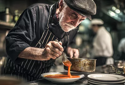 Два гаспачо от Ильи Лазерсона: классика и клубничный эксперимент