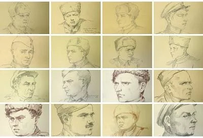 Фронтовые рисунки: может, вы узнаете здесь своего родственника