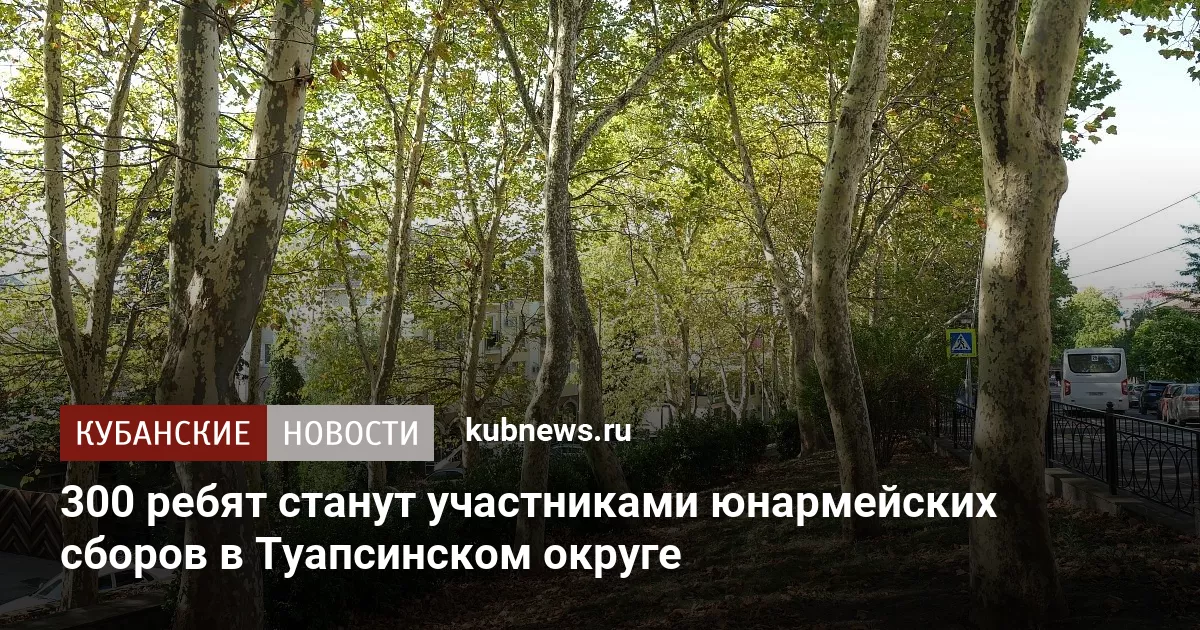 300 ребят станут участниками юнармейских сборов в Туапсинском округе