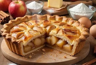 Потрясающе вкусный, нежный и ароматный: яблочный пирог, который тает во рту