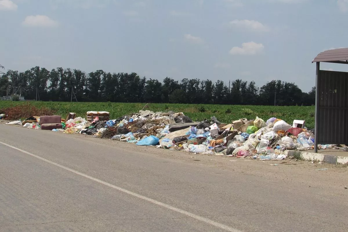 Одна из кубанских свалок