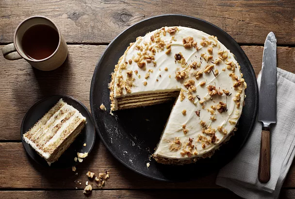 Торт «Дамский каприз»: высокий, нежный и совсем без масла в тесте