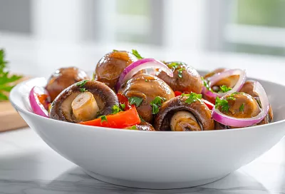 Маринованные шампиньоны за 10 минут: вкусная и быстрая закуска 