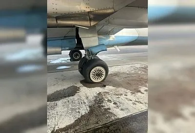 В летевшем из Москвы в Краснодар самолете обнаружили техническую неисправность шасси