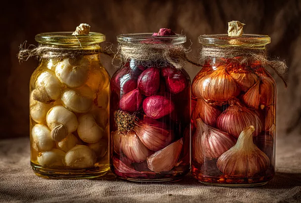 Маринованный молодой чеснок по-грузински: закуска, которую вы будете есть ложкой