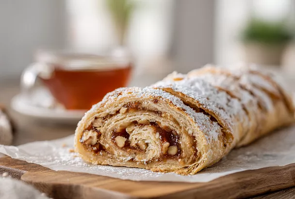 Почему кефир в тесте — секрет рассыпчатости песочного рулета