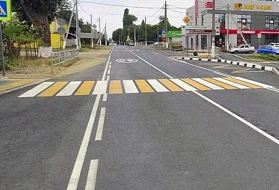 В Усть-Лабинском районе ввели в эксплуатацию обновленный участок дороги Ладожская – Алексее-Тенгинская