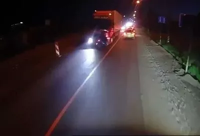 Смертельное ДТП с мопедом и фурой на Кубани попало на видео