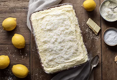 Лимонный тирамису без кофе: свежий вкус, белый шоколад сверху и никакой духовки