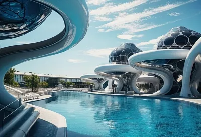 В Анапе достраивают отель с цифровыми системами управления и роботами