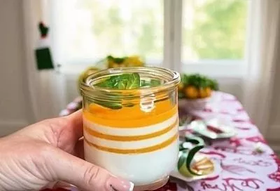 Панакота из мандарин на Новый год — вместо торта: лёгкая, слоёная и эффектная! Готовим за 30 минут, и в холодильник