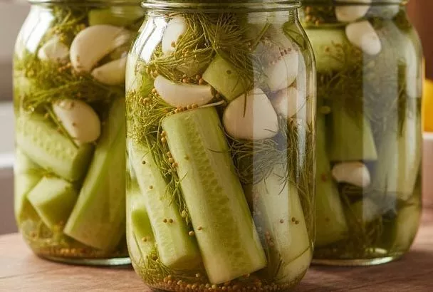 Нарезал огурцы так — и в банку с куркумой и горчицей: рецепт на зиму с уникальным сладковато-пряным вкусом