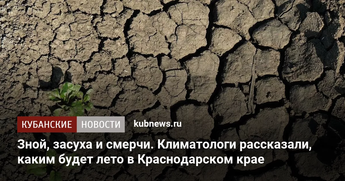 Зной, засуха и смерчи. Климатологи рассказали, каким будет лето в Краснодарском крае