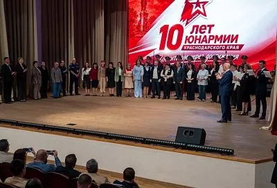 Более 450 юнармейцев со всего Краснодарского края собрались на региональном слете