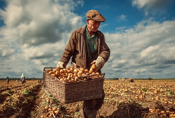 Мегаурожай картошки: 800 килограммов с сотки на сорняках - эксперимент, который сработал