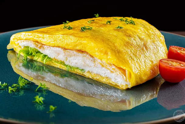 Омлет Пуляр: как из трёх продуктов приготовить завтрак-ресторан