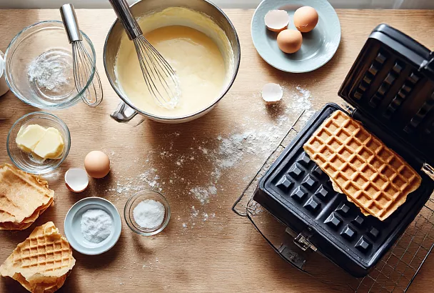 Простейший рецепт вафельных трубочек: через пару минут вы уже пойдёте печь