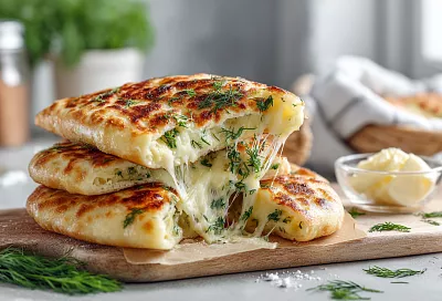 Ленивые хачапури за 10 минут: секрет пышных лепёшек 