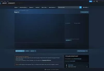 В Steam нашли страницу Rust 2, но авторы отрицают существование игры