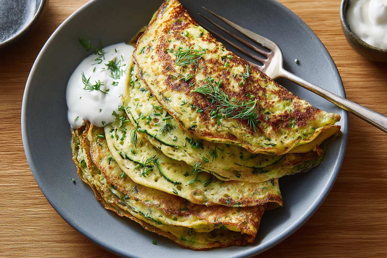 Блинчики из кабачков: эластичные, ароматные и всегда удачные