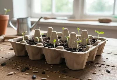 Какие яичные лотки нельзя использовать для выращивания рассады