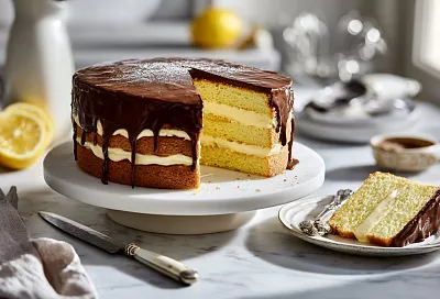 Торт «Птичье молоко» по-бакински – нежное суфле без желатина, готов за вечер