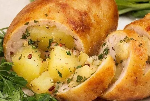 Сосиски забыли! Делаем картофельную колбасу с грибами — съедается у нас быстрее, чем любые мясные закуски