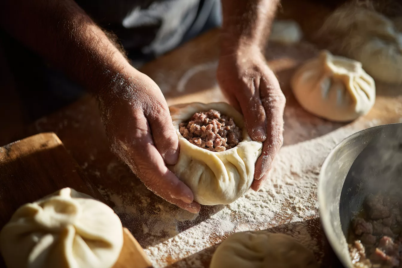 Татарские перемячи с мясом — сочная классика жареной кухни