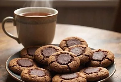 Шоколадное печенье с медовой текстурой. Идеальное лакомство всего за 12 минут