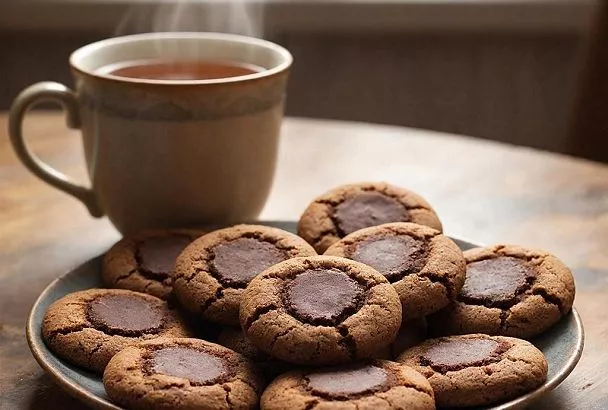 Шоколадное печенье с медовой текстурой. Идеальное лакомство всего за 12 минут