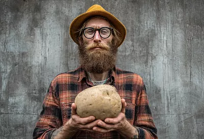 На Аляске выкопали картошку весом 2,5 кг