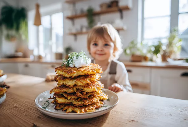Драники по рецепту детства: хрустящие и очень вкусные из 3 ингредиентов