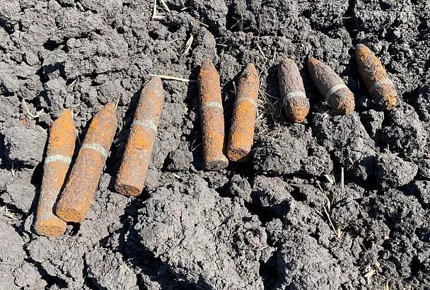 Артиллерийские снаряды времен войны уничтожили в Краснодарском крае