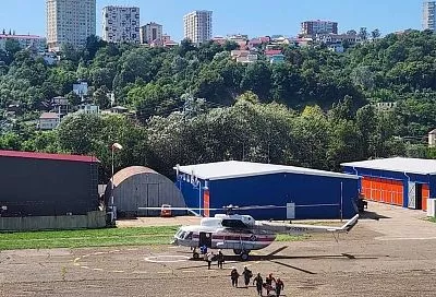 Спасатели на вертолете эвакуировали туристку из Калмыкии с горного приюта «Фишт» под Сочи