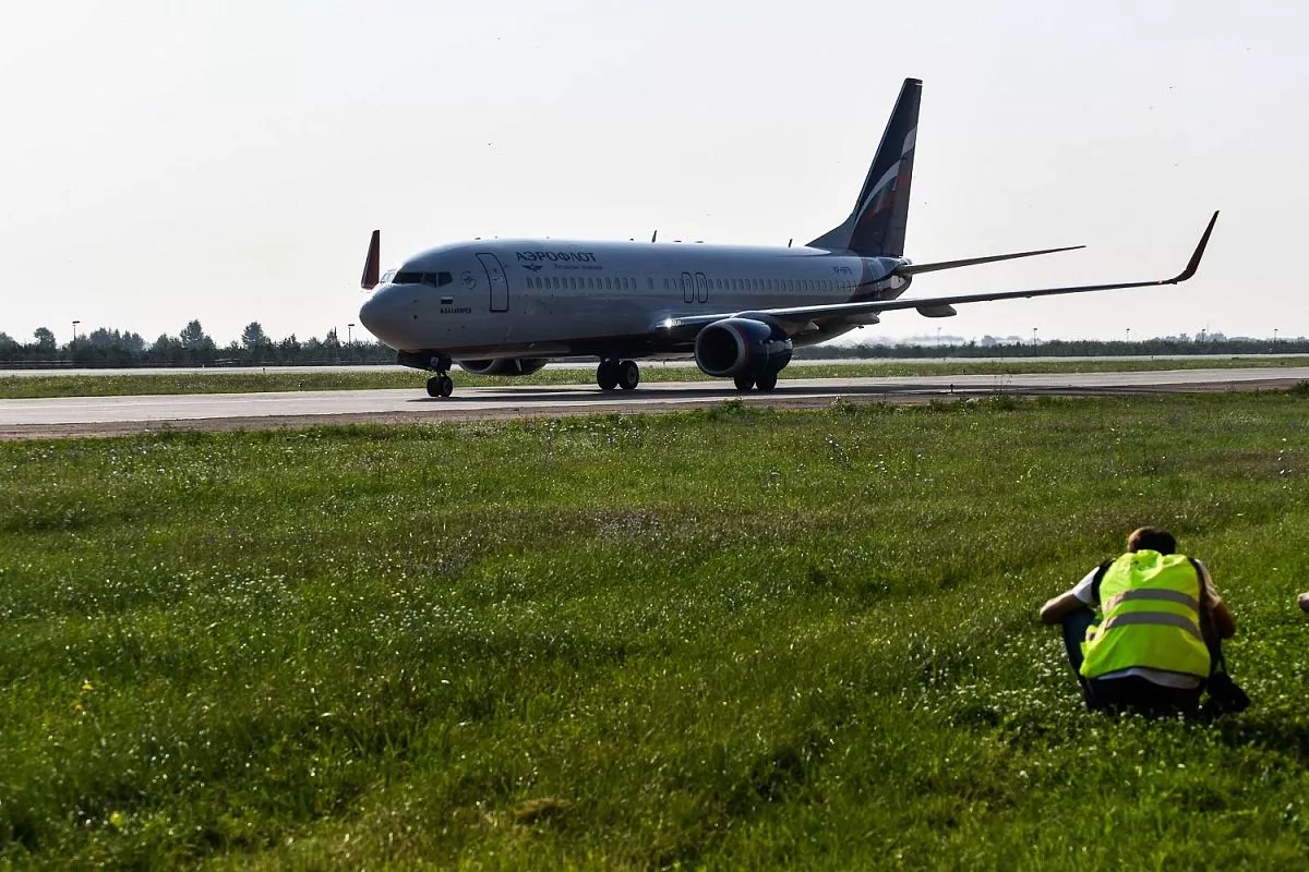 Споттинг на территории Международного аэропорта Краснодар. 