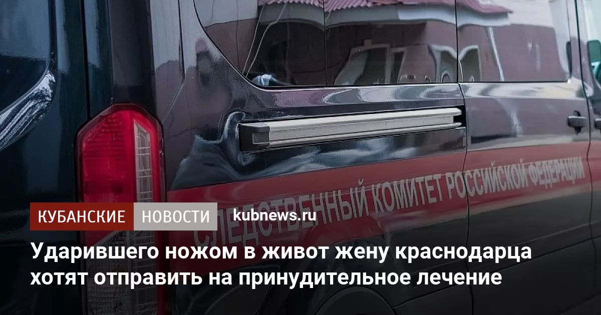 Ударившего ножом в живот жену краснодарца хотят отправить на принудительное лечение