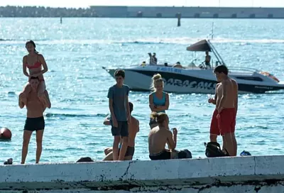 До +25 градусов прогрелось Черное море у берегов Краснодарского края